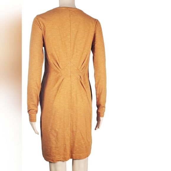 Duluth Trading Company Clay Heathered Brown T-Shirt Dress - Picture 3 of 6